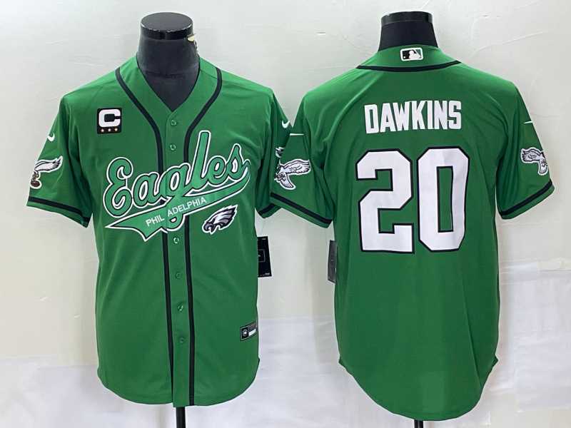Men's Philadelphia Eagles #20 Brian Dawkins Green C Patch Cool Base Stitched Baseball Jersey,We sell and wholesale Men's Philadelphia Eagles #20 Brian Dawkins Green C Patch Cool Base Stitched Baseball Jersey on line form chian!